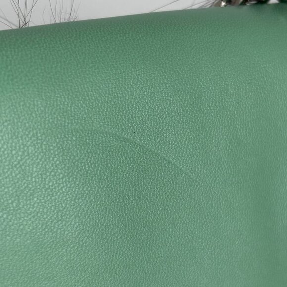 Fendi Micro Baguette Monster Star Bugs Shoulder Bag Leather Light Green - Picture 5 of 9